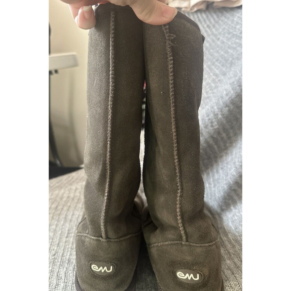 Emu Brown Boots Women’s Size 7 Suede Brontë High - Picture 4 of 7